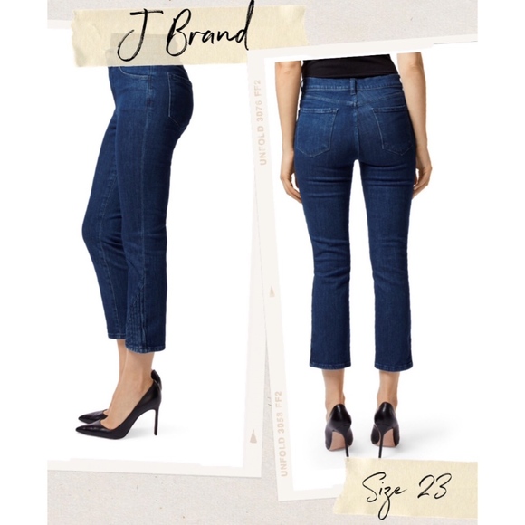 J Brand Bleach Dyed High Rise Skinny Stretch NWT - Picture 7 of 12